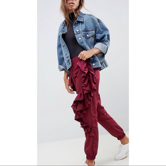 ASOS Ruffle Joggers - Picture 4 of 7